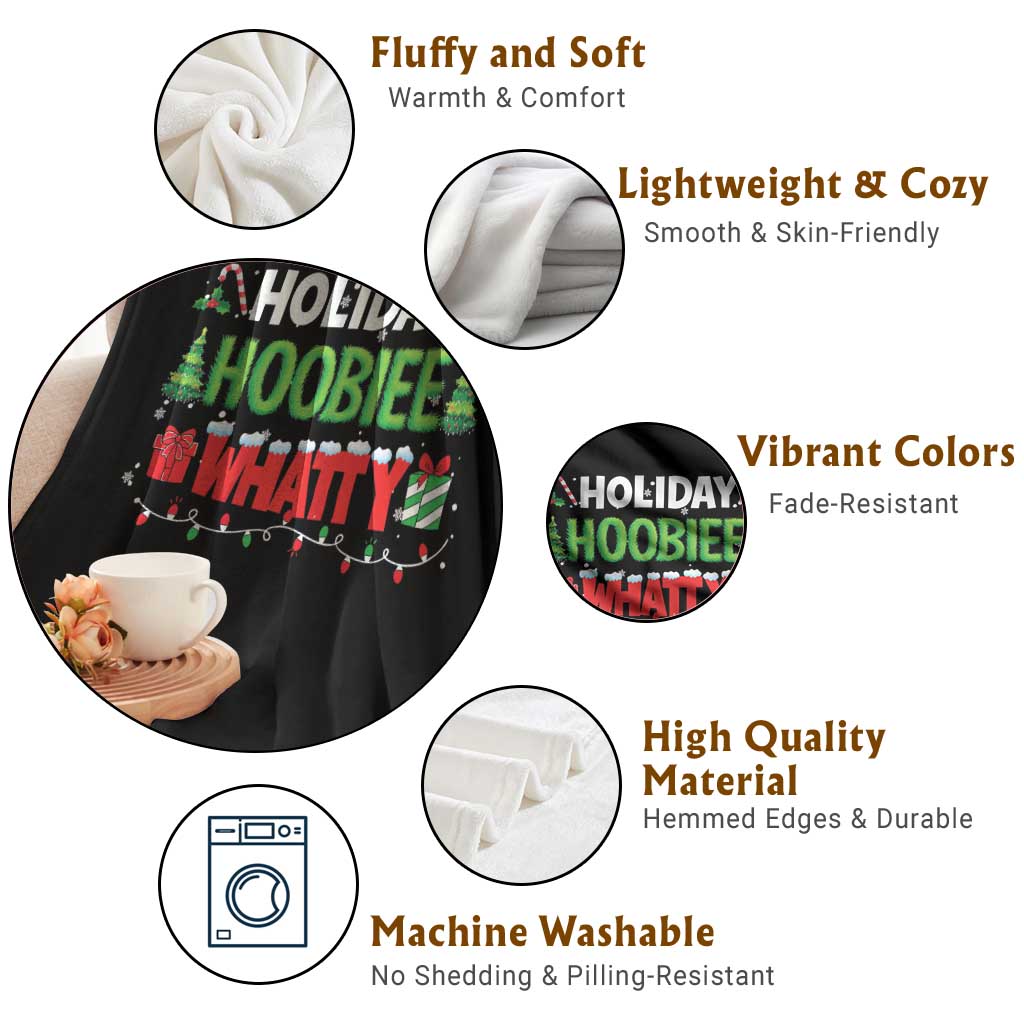 Holiday Hoobie Whatty Throw Blanket Funny Christmas Movie TS10 Print Your Wear