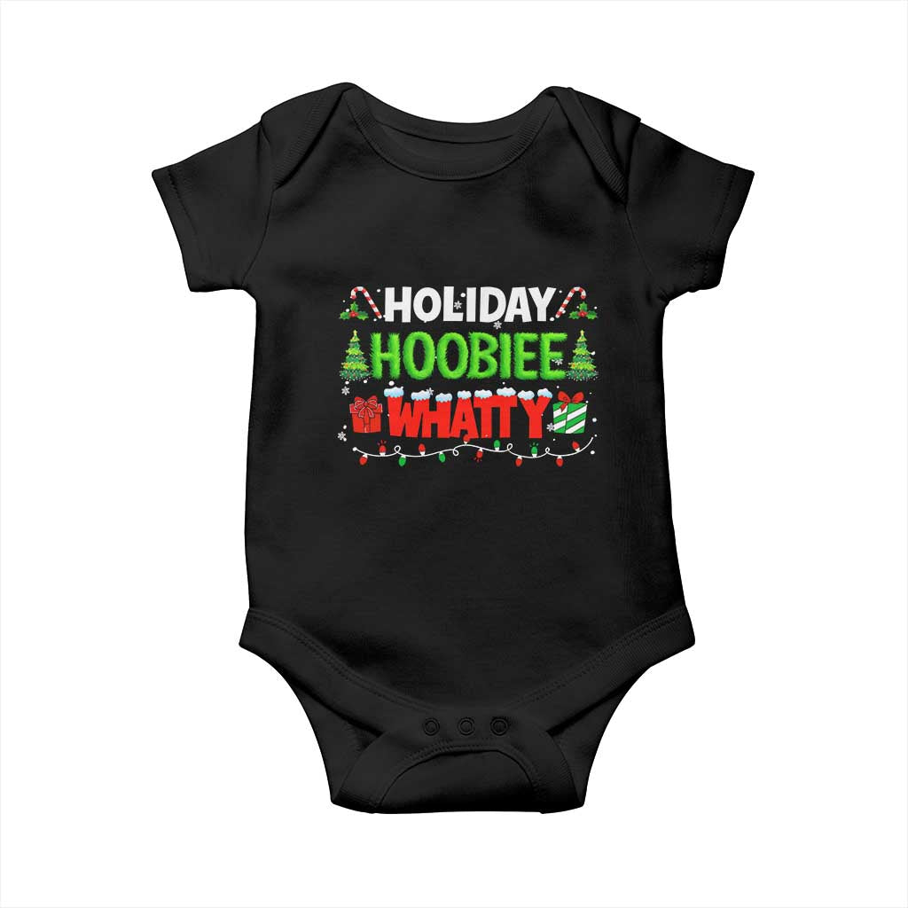 Holiday Hoobie Whatty Baby Onesie Funny Christmas Movie TS10 Black Print Your Wear