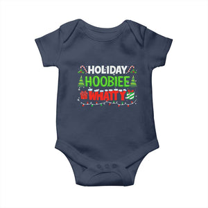 Holiday Hoobie Whatty Baby Onesie Funny Christmas Movie TS10 Navy Print Your Wear