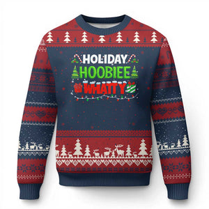 Holiday Hoobie Whatty Ugly Christmas Sweater Funny Xmas Movie TS10 Navy Red Print Your Wear