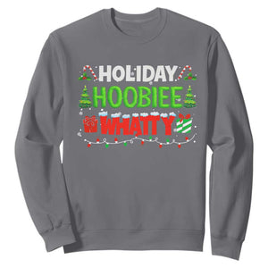 Holiday Hoobie Whatty Sweatshirt Funny Christmas Movie TS10 Charcoal Print Your Wear