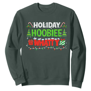 Holiday Hoobie Whatty Sweatshirt Funny Christmas Movie TS10 Dark Forest Green Print Your Wear