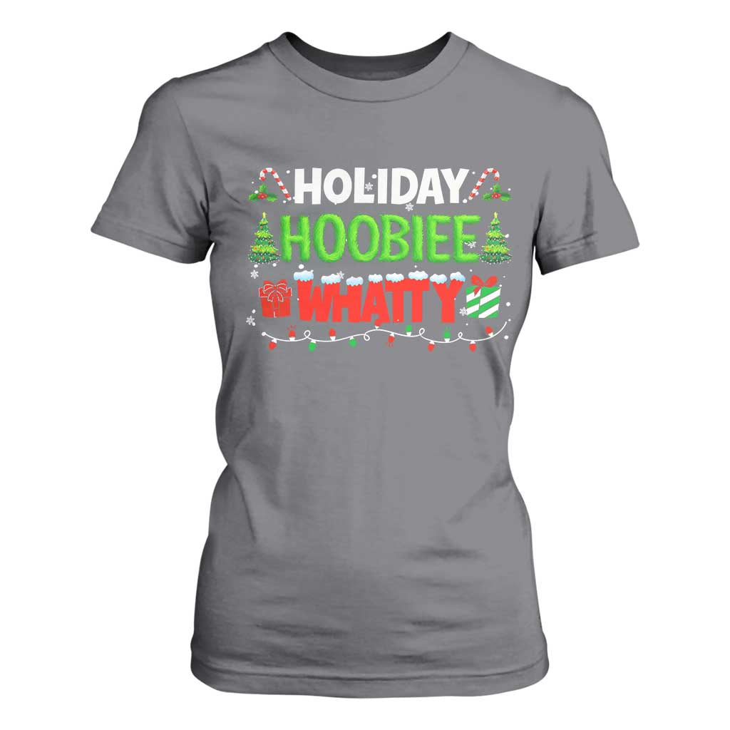 Holiday Hoobie Whatty T Shirt For Women Funny Christmas Movie TS10 Charcoal Print Your Wear