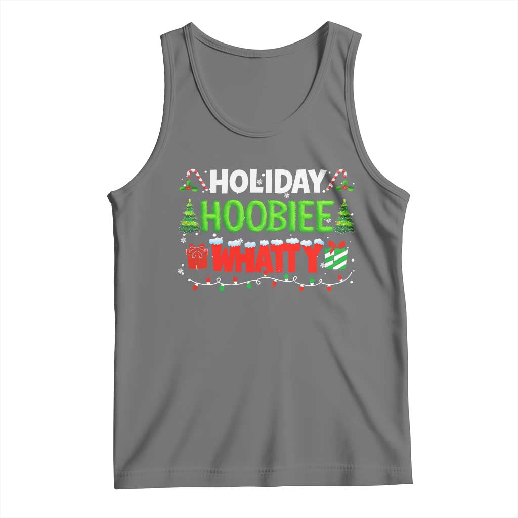 Holiday Hoobie Whatty Tank Top Funny Christmas Movie TS10 Black Heather Print Your Wear