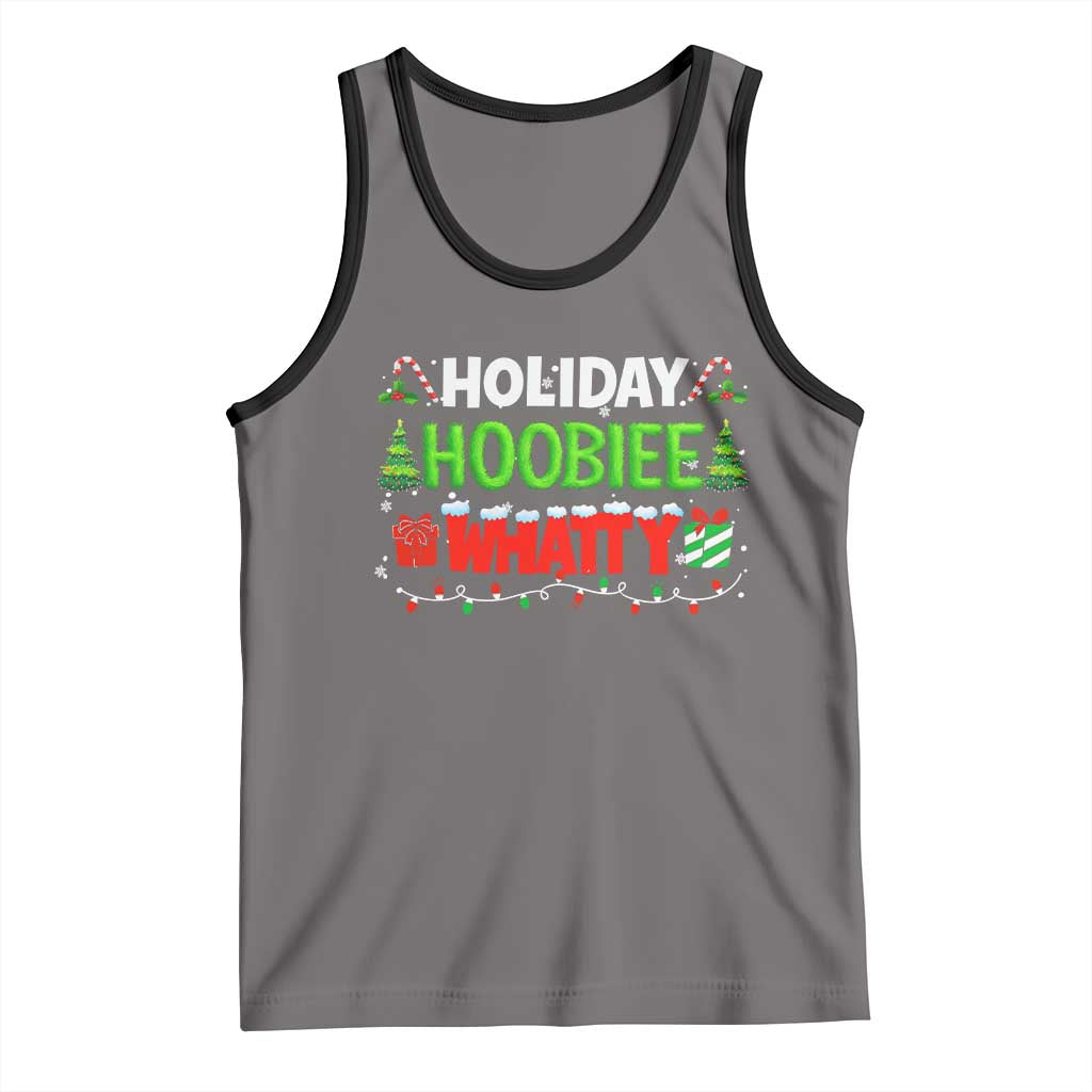 Holiday Hoobie Whatty Tank Top Funny Christmas Movie TS10 Deep Heather Black Print Your Wear
