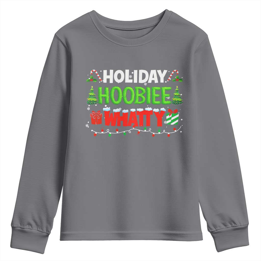 Holiday Hoobie Whatty Youth Sweatshirt Funny Christmas Movie TS10 Charcoal Print Your Wear