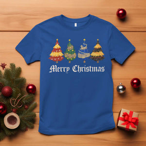 Christmas Tree T Shirt Retro Wizard Trees Magical Cute Family Pajama TS10 Royal Blue Print Your Wear