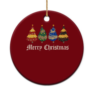 Christmas Tree Ceramic Ornament Retro Wizard Trees Magical Cute Family Pajama TS10 1pc Red Print Your Wear