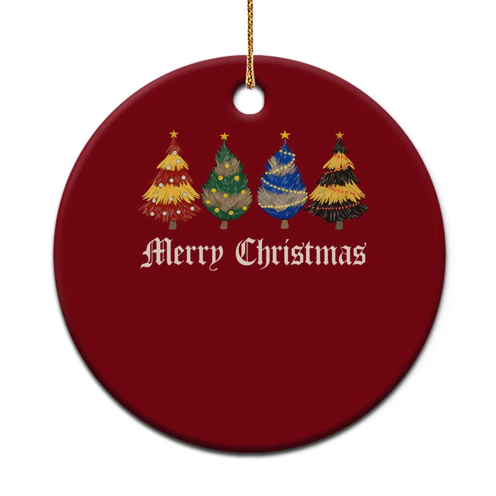 Christmas Tree Ceramic Ornament Retro Wizard Trees Magical Cute Family Pajama TS10 1pc Red Print Your Wear