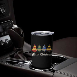 Christmas Tree Tumbler Cup Retro Wizard Trees Magical Cute Family Pajama TS10 Print Your Wear