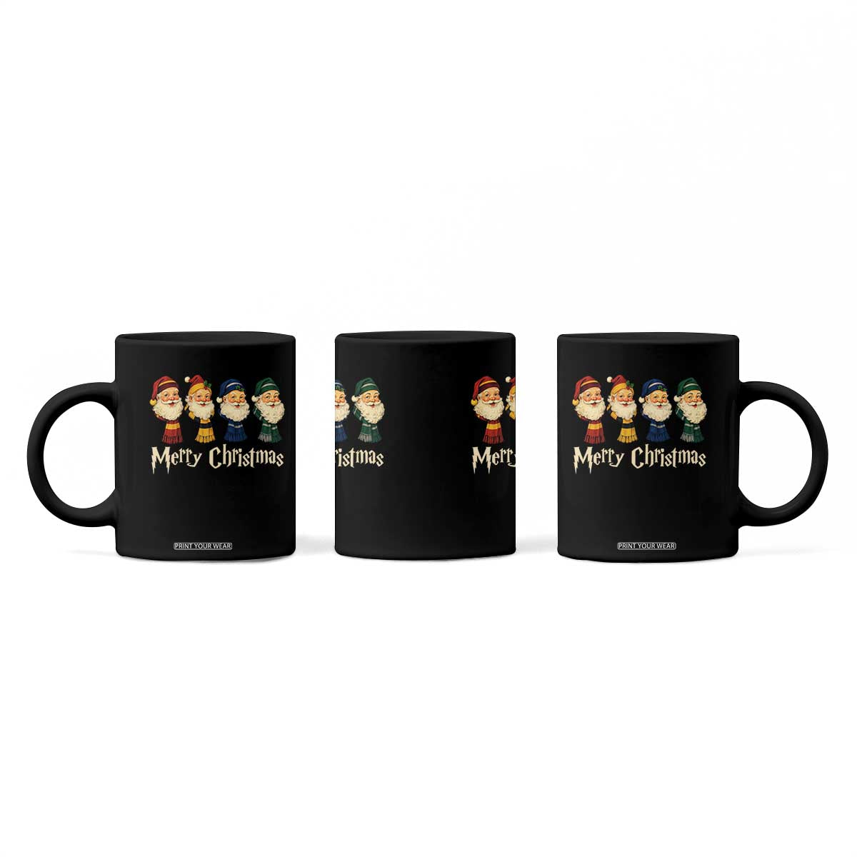 Merry Christmas Santa Coffee Mug Vintage Wizard Holiday Season Cute Family Pajama TS10 Print Your Wear