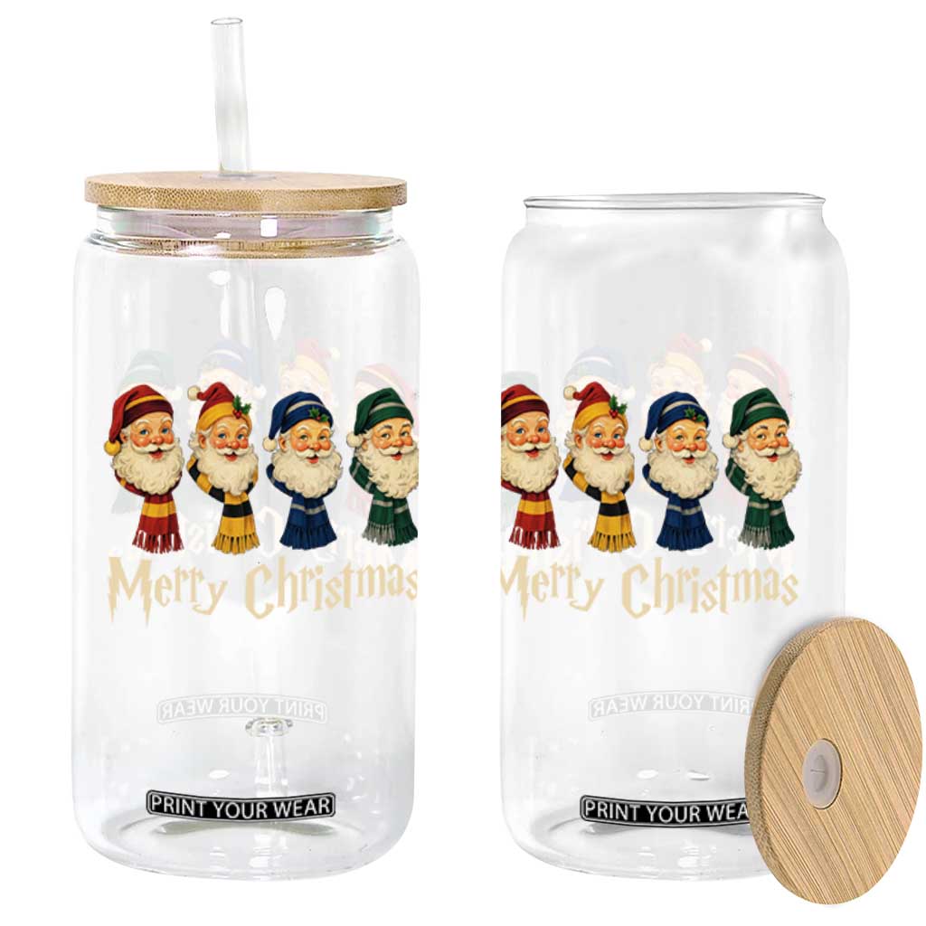 Merry Christmas Santa Glass Can Vintage Wizard Holiday Season Cute Family Pajama TS10 Print Your Wear