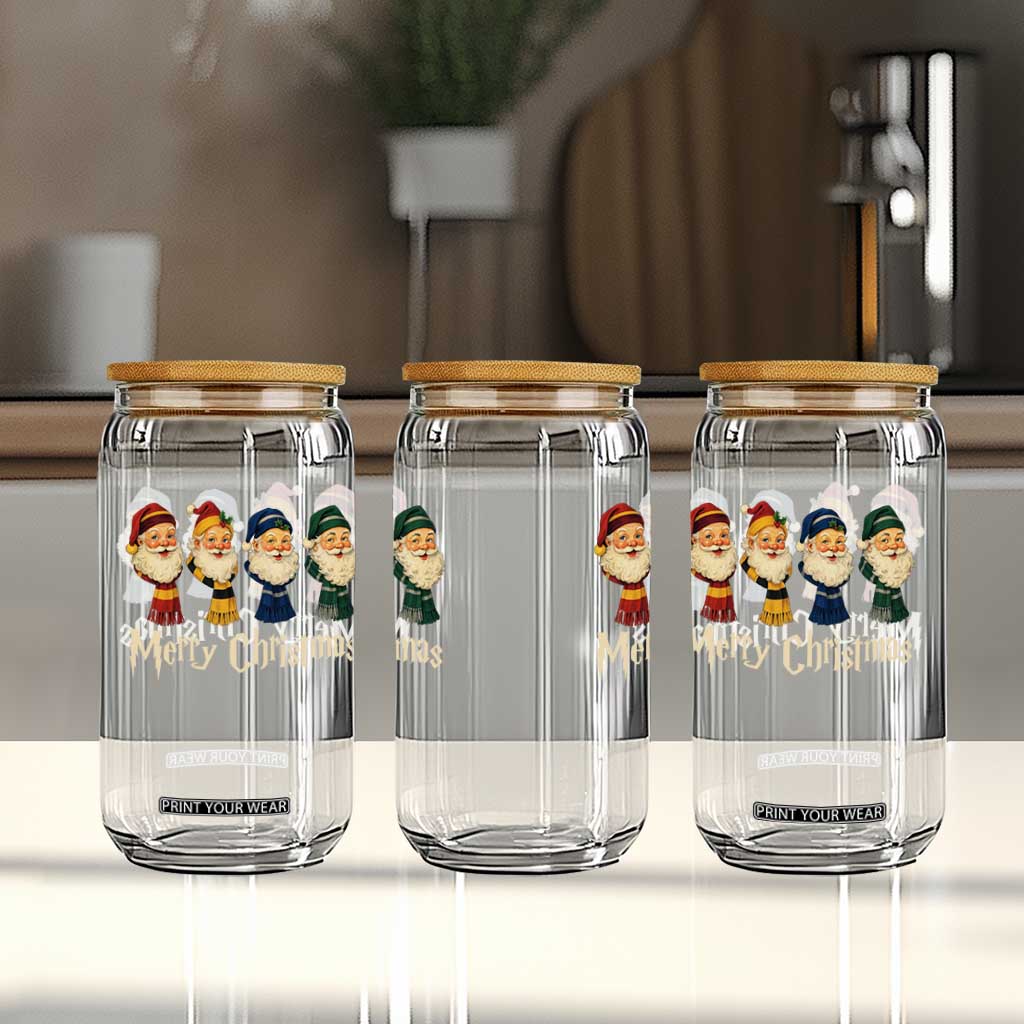 Merry Christmas Santa Glass Can Vintage Wizard Holiday Season Cute Family Pajama TS10 Print Your Wear