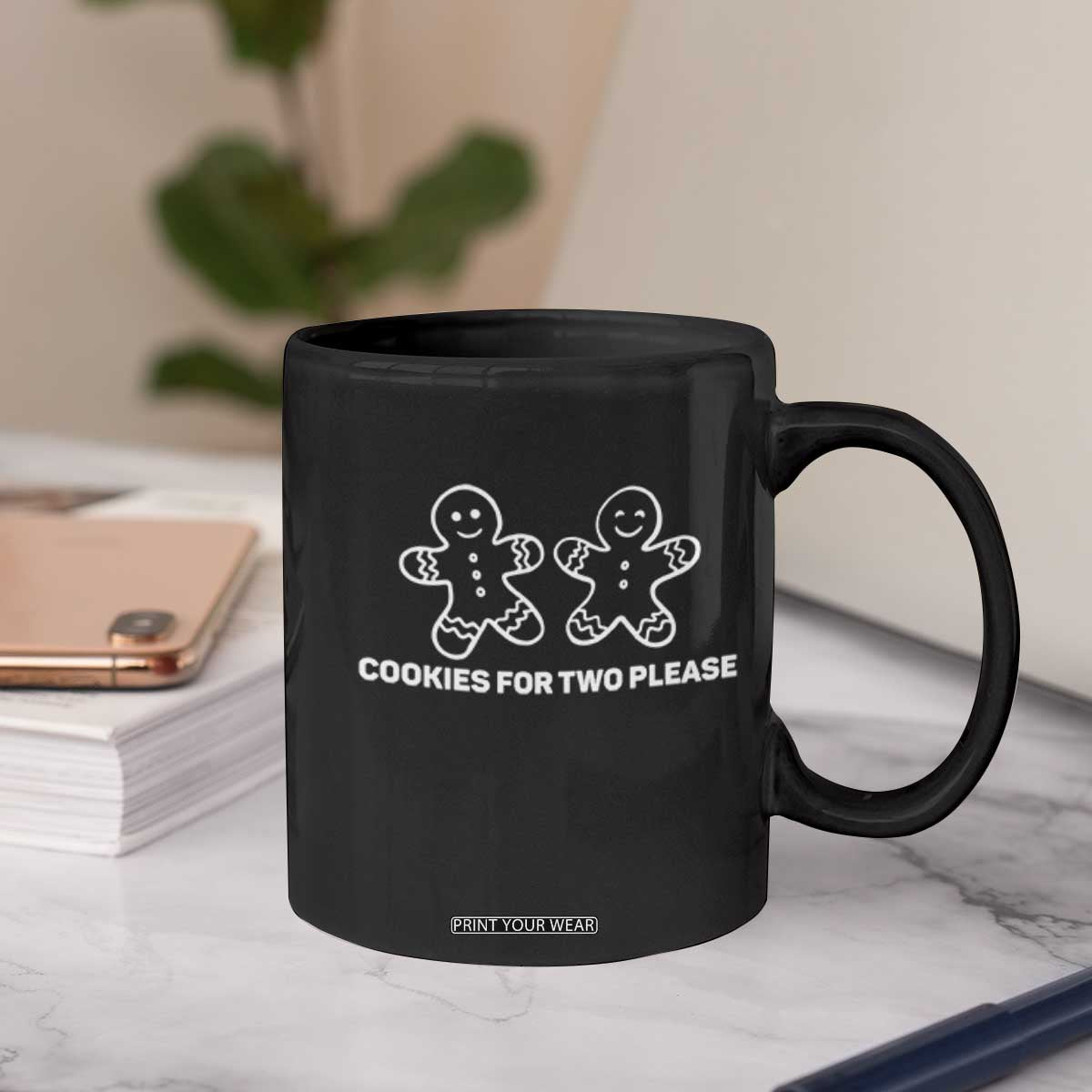 Cookies For Two Please Pregnancy Announcement Christmas Coffee Mug TS10 Print Your Wear