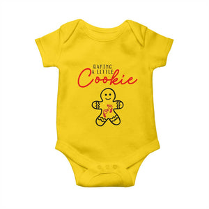 Christmas Pregnant Baby Onesie Baking A Little Cookie Maternity Gingerbread TS10 Daisy Print Your Wear