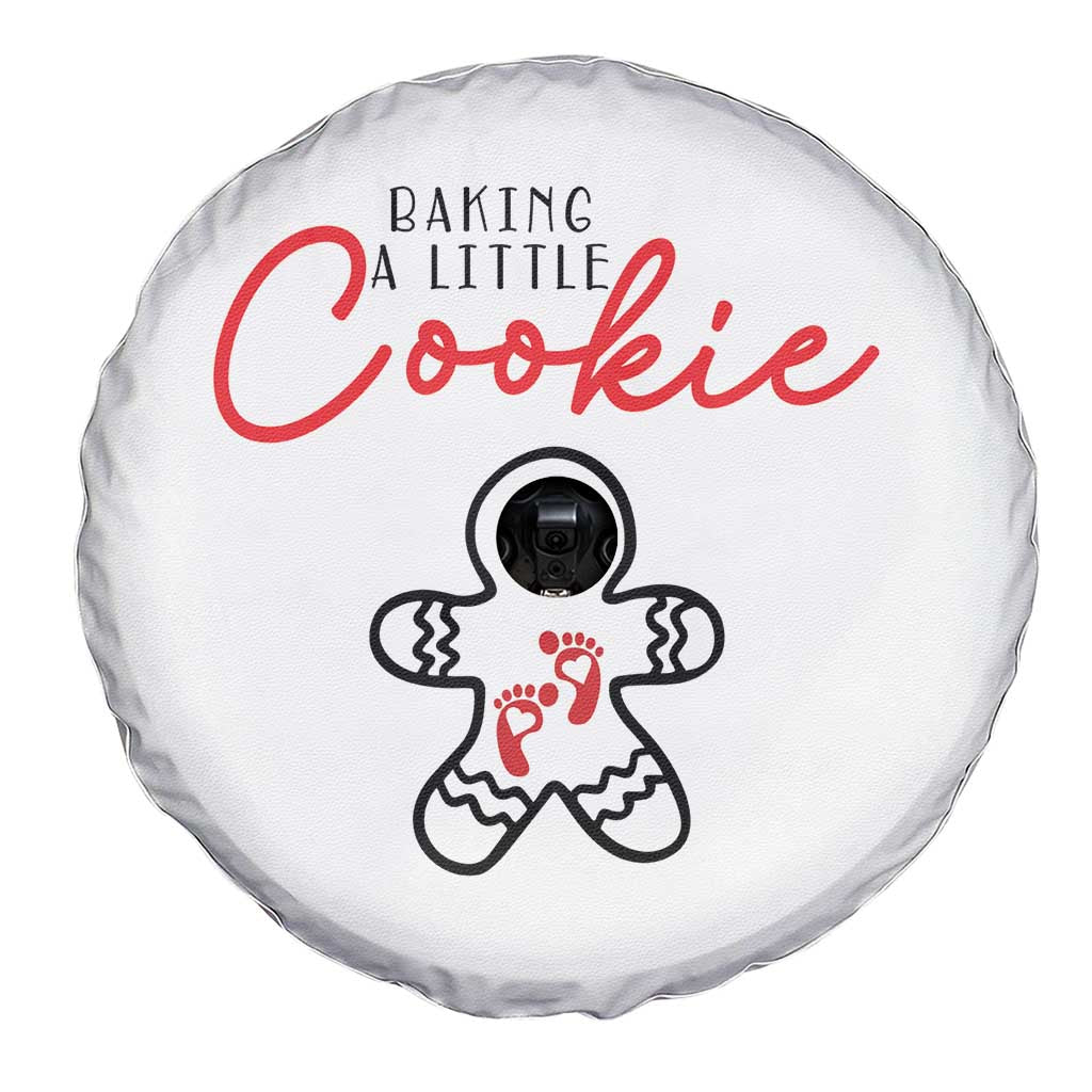 Christmas Pregnant Spare Tire Cover Baking A Little Cookie Maternity Gingerbread TS10 Print Your Wear