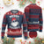 Funny Xmas Santa Ugly Christmas Sweater Merry Rizzmas Kids Teens School TS10 Burgundy Print Your Wear