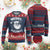 Funny Xmas Santa Claus Ugly Christmas Sweater Merry Rizzmas Kids Teens School TS10 Burgundy Print Your Wear