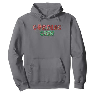 Christmas Cardiac Nurse Hoodie Cardiac Crew Anatomical Xmas Heart Anatomy Nurse Gift TS10 Charcoal Print Your Wear