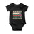 Funny Christmas Baby Onesie Skibidi Rizzmas Rizz Santa Clause Skating Board Xmas Retro Stripe TS10 Black Print Your Wear