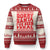 Baby Ugly Christmas Sweater Sorry Santa I've Been Feral Toddler Kids TS10 Red Print Your Wear