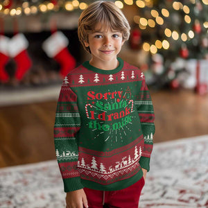 Xmas Baby Ugly Christmas Sweater Funny Sorry Santa I Drank The Milk TS10 Christmas Print Your Wear