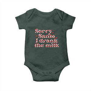 Christmas Baby Baby Onesie Sorry Santa I Drank The Milk Candy Cane TS10 Print Your Wear
