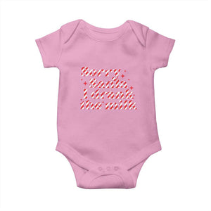 Christmas Baby Baby Onesie Sorry Santa I Drank The Milk Candy Cane TS10 Light Pink Print Your Wear