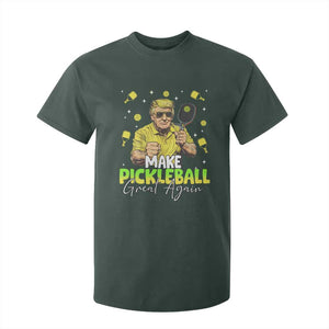Pickleball T Shirt For Kid Funny Pickle Ball Lovers TS10 Dark Forest Green Print Your Wear