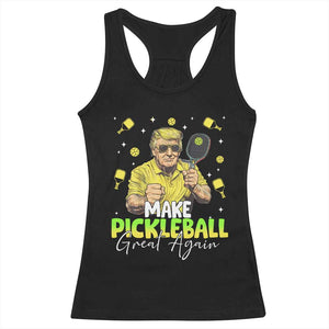 Pickleball Racerback Tank Top Funny Pickle Ball Lovers TS10 Black Print Your Wear