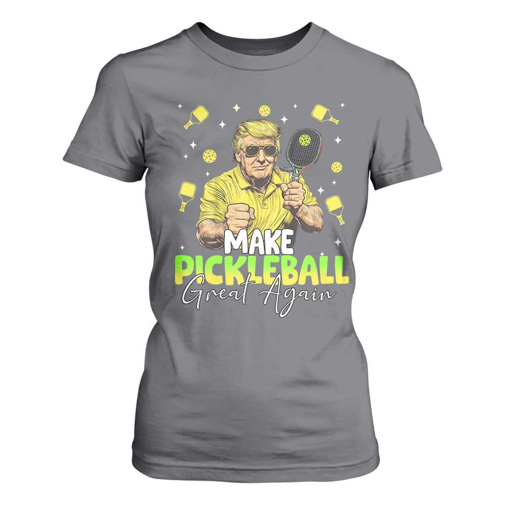 Pickleball T Shirt For Women Funny Pickle Ball Lovers TS10 Charcoal Print Your Wear