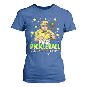 Pickleball T Shirt For Women Funny Pickle Ball Lovers TS10 Royal Blue Print Your Wear