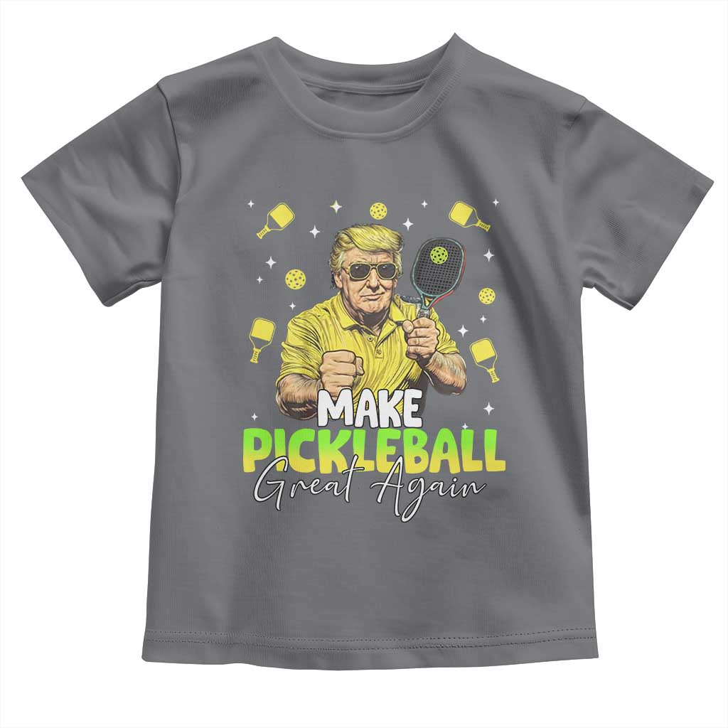 Pickleball Toddler T Shirt Funny Pickle Ball Lovers TS10 Charcoal Print Your Wear
