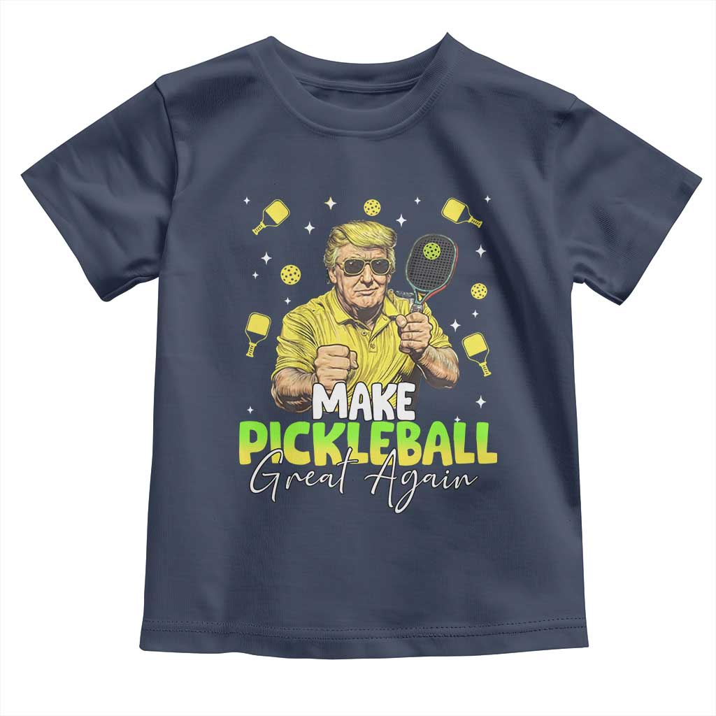 Pickleball Toddler T Shirt Funny Pickle Ball Lovers TS10 Navy Print Your Wear