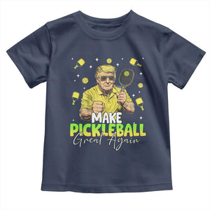Pickleball Toddler T Shirt Funny Pickle Ball Lovers TS10 Navy Print Your Wear