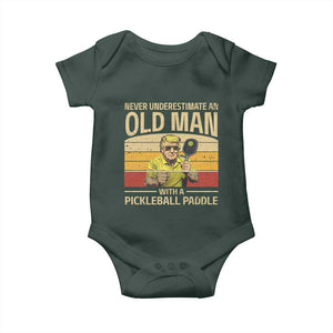 Pickleball Baby Onesie Cool Paddle Pickleball Player TS10 Print Your Wear