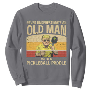 Pickleball Sweatshirt Cool Paddle Pickleball Player TS10 Charcoal Print Your Wear