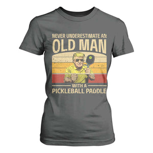 Pickleball T Shirt For Women Cool Paddle Pickleball Player TS10 Dark Heather Print Your Wear