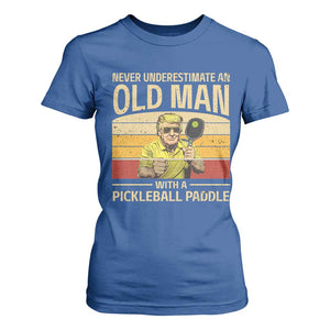 Pickleball T Shirt For Women Cool Paddle Pickleball Player TS10 Royal Blue Print Your Wear