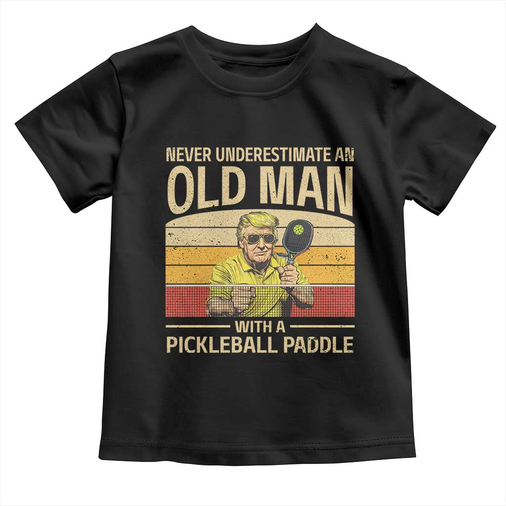 Pickleball Toddler T Shirt Cool Paddle Pickleball Player TS10 Black Print Your Wear