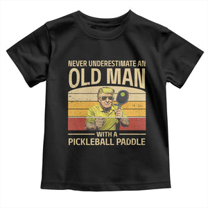 Pickleball Toddler T Shirt Cool Paddle Pickleball Player TS10 Black Print Your Wear