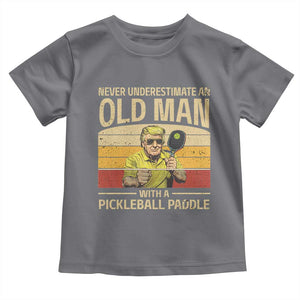 Pickleball Toddler T Shirt Cool Paddle Pickleball Player TS10 Charcoal Print Your Wear