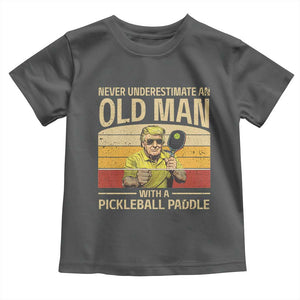 Pickleball Toddler T Shirt Cool Paddle Pickleball Player TS10 Dark Heather Print Your Wear