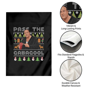 Christmas Pass The Gabagool Garden Flag Retro TV Show Funny Ugly Xmas TS10 Print Your Wear
