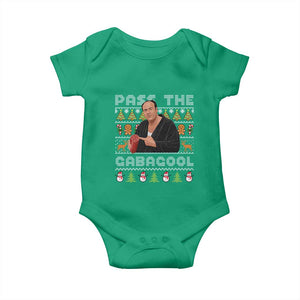 Christmas Pass The Gabagool Baby Onesie Retro TV Show Funny Ugly Xmas TS10 Irish Green Print Your Wear