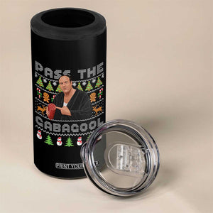 Christmas Pass The Gabagool 4 in 1 Can Cooler Tumbler Retro TV Show Funny Ugly Xmas TS10 Print Your Wear