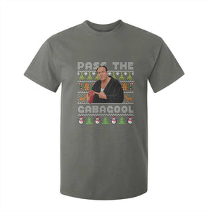 Christmas Pass The Gabagool T Shirt For Kid Retro TV Show Funny Ugly Xmas TS10 Military Green Print Your Wear