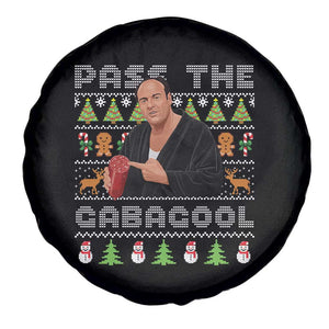 Christmas Pass The Gabagool Spare Tire Cover Retro TV Show Funny Ugly Xmas TS10 Print Your Wear
