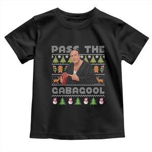 Christmas Pass The Gabagool Toddler T Shirt Retro TV Show Funny Ugly Xmas TS10 Black Print Your Wear