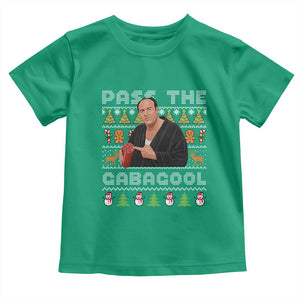 Christmas Pass The Gabagool Toddler T Shirt Retro TV Show Funny Ugly Xmas TS10 Irish Green Print Your Wear